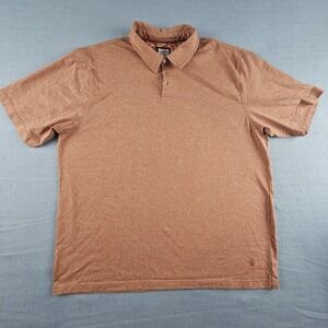 j garcia polo shirt mens 2x large 2xl orange collared polo